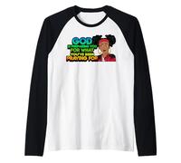Dio Ti Sta preparando per Quello Che Hai pregato per la Donna Maglia con Maniche Raglan