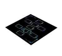 Dio Tovaglia Lettura Carte Astrologia Tarocchi Tovaglia Altare Panno Gioco Da Tavolo Accessori