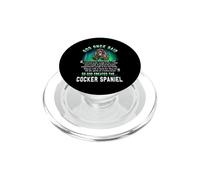 Dio una volta disse che Dio creò il Cocker Spaniel Funny Dog PopSockets PopGrip per MagSafe