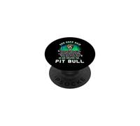 Dio una volta disse che Dio ha creato il Pit Bull Funny PopSockets PopGrip Adesivo