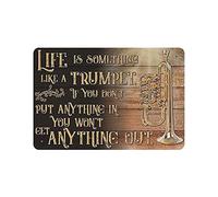 Dio una volta ha detto che ho bisogno di qualcuno abbastanza forte Retro cartello in metallo da parete Poster in metallo per la casa Arte da parete Bar Cafe Bagno Cucina Garage Giardino Fattoria Man C