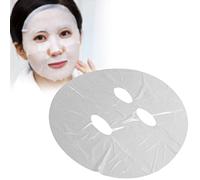 Dioche 100pcs Maschera Facciale Pellicola di Carta Fai da Te Monouso Viso Involucro di Plastica Ritenzione di umidità Maschera Facciale Copriletto per Spa Cura della Pelle Idratante