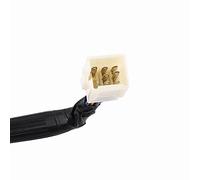 Dioche 2 X Cablaggio Interruttore di Controllo Manubrio per Moto da 25 Mm Argento - Clacson Integrato e Interruttori di Controllo del Raggio per il 1996-2012, (SILVER)