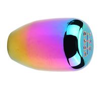 Dioche 2002 MiataCar Pomello Manuale con Modifica Universale 6 velocità Testa Rossa, Struttura in Metallo Resistente con 3 Adattatori Facile Installazione (COLORFUL)