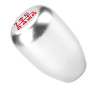 Dioche 2002 MiataCar Pomello Manuale con Modifica Universale 6 velocità Testa Rossa, Struttura in Metallo Resistente con 3 Adattatori Facile Installazione (SILVER)