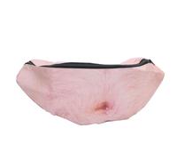 Dioche 3D con Pancia Birra per papà Borsa Divertente con Tasca in Vita in PU Realistica con Cerniera di Grande capacità per Viaggi All'aperto Uomo