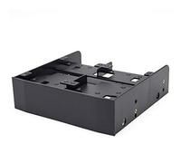 Dioche 5.25 A 4 X 2.5 bay Adattatore 12.7Mm Sata 2Nd Ssd HDD Hard Drive per CD Dvd Rom Ingegneria Ottica Plastica Nero 2.5 3.5 5.25 Floppy Computer Staffa di Montaggio