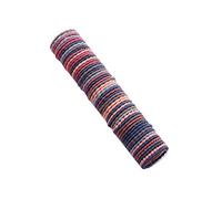 Dioche 50PCS Ragazze Colorato Nylon Elastico Anello Dei Capelli Set Legami Dei Capelli Della Fascia Della Fascia per I Bambini Coda di Cavallo Titolare Corda Scrunchie Copricapi (multicolore)