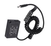 Dioche a Pd Power Adattatore di Alimentazione per Batteria Fittizia con Decodifica Completa LP-E17 di Tipo C per Fotocamere RP 760D 750D 800D - Alimentazione Stabile, Riduzione del Calore, Ingresso