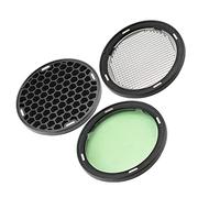 Dioche Accessori per Riprese Fotografiche, Kit di Accessori per Flash Tascabile AK-R1 per Testa Flash Rotonda H200R/V1/AD200