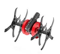 Dioche Accessorio per Tosaerba Accessorio per Tagliaerba Multifunzionale per Tosaerba con Lame Intercambiabili - Zappatura, Solco, Ruota per Allentare Il Terreno per Giardinaggio e Agricoltura