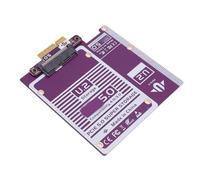 Dioche Adattatore U.2 PCIe PCIe 5.0 X4 a U.2 Adattatore per Disco Rigido - Scheda di Espansione SFF8639 Ad Alta velocità da 128 Gbps con Staffa per / - Ottimale per l'editing e la Progettazione Video