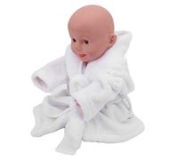 Dioche Adorabile Set di Popt di Fotografie Neonati e Set di Asciugamani - Abbigliamento da Bagno per Bambini in Cotone Morbido per Bambini e Ragazze di età Compresa tra 0 e 3 Mesi (WHITE)