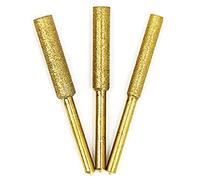 Dioche Affilatore Placcato per Punte per Motosega da 8 Pezzi Kit di Lime per Motosega Elettrica Ad Alta Durezza per Seghe a Catena Elettriche e di Grandi Dimensioni Oro Opzioni di (5,5 mm)