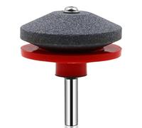 Dioche Affilatrice per Lame del Tosaerba Affilatrice Universale per Mola per Trapano Elettrico e Trapano a Mano Gambo da 1/4 di Pollice (Rosso)