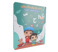 Dioche Apprendimento Interattivo Educativo Libro Sonoro Bilingue Arabo Inglese Strumento di Apprendimento Interattivo per Bambini, Risorsa Educativa Coinvolgente per lo Sviluppo della Prima Infanzia,