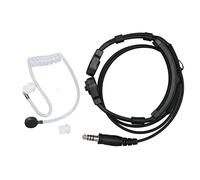 Dioche Auricolare per la Gola da 7,1 Mm Telescopico con Cancellazione del Rumore Suono Chiaro Microfono per la Gola Auricolare Radio Bidirezionale per Walkie Talkie