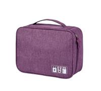 Dioche Borsa Porta Cavi Dati - Organizzatore di Ricarica Multifunzionale con Scomparti Regolabili per Auricolari e Cavi - Custodia Portatile di Grande capacità per Accessori Digitali - Perfetta