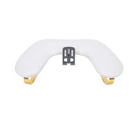 Dioche Braccio Porta Telefono Supporto per Nail Art a Forma di U in Pelle PU con Supporto per Telefono Regolabile, Manuale Speciale per Tecnico delle Unghie Bianco (WHITE)