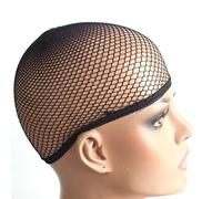 Dioche Cappellino per Parrucca in Nylon Traspirante Estensibile con Rete a Rete a Cupola per Parrucca per Travestimenti Cosplay Nero Taglia Unica Adatta Alla Maggior Parte degli Stili