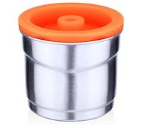 Dioche Capsule caffè Riutilizzabili in Acciaio Inox, Compatibili con Varie Macchine da caffè, Adatte per in Polvere Venduto con una Promessa di Sicurezza e durata. 10 Capsule Cad