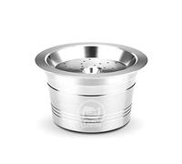 Dioche Capsule di caffè Cialde Ricaricabili, Capsule di caffè Riutilizzabili in Acciaio Inossidabile con Cucchiaio e Pennello per Macchine da K-fee