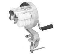 Dioche Cavatelli Machine Cucinapro Macchina per Maccheroni Manuale - Pressa per Tagliatelle a Manovella in Lega di Alluminio per o Uso Esterno - Perfetta per la Casa e il Ristorante - Argento