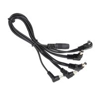 Dioche Cavo Daisy Chain con Elettrodi a 5 Vie per Chitarra a 5 Vie per Effetti Chitarra - Adattatore di Alimentazione di Alta qualità per Pedali Multipli - Design Durevole e con Soppressione del