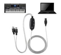 Dioche Cavo Midi Usb Cavo Midi Usb Convertitore Cavo Midi To Usb Cavo Adattatore Interfaccia Midi Tastiera Linea di Editing Musicale