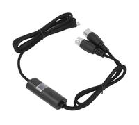 Dioche Cavo Tipo C Tipo C a Cavo MIDI Adattatore Interfaccia MIDI da 5 Piedi, Plug and Play, per Tastiera da Pianoforte a PC, Trasmissione a Bassa Latenza