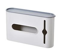 Dioche Contenitore per Sacchetti della Spazzatura - Dispenser di Sacchetti per Rifiuti in Plastica di Alta qualità con Coperchio Impermeabile e Design Ad Ampia Apertura - Supporto Autoadesivo per