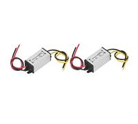 Dioche Convertitore di Tensione da 2 Pezzi - da 8-50 V A 5 V, 3 A, 15 W - Regolatore di Tensione Sicuro e Ad Alta Efficienza per Auto, Yacht, Ferrovie, Aviazione, IP68, Lega di Alluminio