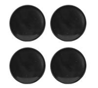 Dioche Coprimozzo Universale per Ruota Centrale da 4 Pezzi, Diametro Esterno 59 Mm, Diametro Interno 51 Mm, per la Maggior Parte dei veicoli: Installazione Semplice Ed Estetica Migliorata (BLACK)