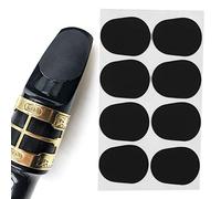 Dioche Cuscini per Bocchino Bari Cuscini per Bocchino per Sassofono Contralto Bariti - Cuscinetti Premium da 0,8 Mm, Spessore Personalizzabile, Musicisti Ideali - Confezione da 8 (SLADE denti per