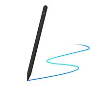 Dioche Dioche Penna Stilo, Penna Capacitiva Attiva Penna Stilo con Adsorbimento Magnetico, Tocco Sensibile, Scrittura (BLACK)