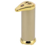 Dioche Dispenser Automatico di Sapone Liquido Touchless da 250 Ml con Sensore a Infrarossi Touchless Automatico per Bagno di Casa, Funzionamento a Mani Libere, Materiale ABS Impermeabile (GOLD)