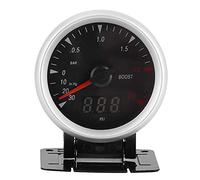 Dioche Display della Pressione Indicatore di Pressione Universale a LED per Auto da 12 V, da -30 a 2,5 BAR Display della Accurato con Funzione Valore e Kit di Facile Installazione