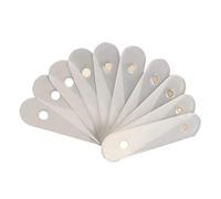 Dioche Espositore per Punte per Unghie Finte 10 Pezzi Acrilico Trasparente Supporto Magnetico per Pratica di Nail Art Striscia per Manicure Che Mostra Strumenti per Uso Domestico nel