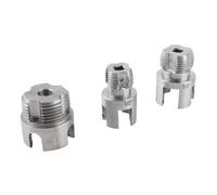 Dioche Forare la Filettatura Interna Strumento Integrato per Filettare Tubi Esterni Interni/Codolo Esagonale da 4 Pollici, Strumento Professionale per Filettare Tubi in PVC per G1/2, G3/4, G1,