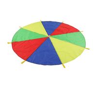 Dioche Giocattolo da Esterno Paracadute per Bambini Giocattolo da Esercizio 190 Cm con 8 Maniglie - Divertente Gioco all'aperto per Promuovere Il Lavoro di Squadra e la Cooperazione per Bambini dai