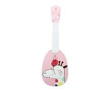 Dioche Giocattolo per Bambini Ukulele Chitarra Strumento Musicale Sicuro Ambientale Plastica Durevole Educazione Precoce Bambini Ragazzi Ragazze in età Prescolare 36 X 11,5 Cm (Stile 3)