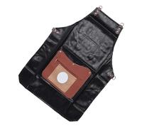 Dioche Grembiule Barbiere in Pelle PU per Parrucchieri Professionali Grembiule per Strumenti con 3 Grandi Tasche per Salone Spa Uso Domestico Unisex Nero 28,74 X 21,65 X 9,84 Pollici