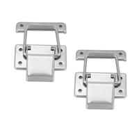 Dioche Hardware per Chiusure per Torace 2 Pezzi Custodia per Armadietto in Acciaio Inossidabile Chiusura a Molla Chiusura a Levetta - Resistente e Anticorrosione - Ideale per Casa e Ufficio - 15x40