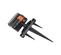 Dioche Irrigatore per Prato Automatico Irrigatore per Prato Oscillante Automatico a 16 Fori - Portata d'acqua Regolabile, 4 di Spruzzo, Adatto per Giardini e Prati, Copertura d'acqua su un'ampia