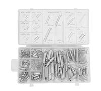 Dioche Kit di Assortimento a Molla 200 Pezzi Completo con 20 dimensioni: Estensione in Metallo, Tensione e Molle di Compressione con Scatola di Stoccaggio Organizzata per Varie Applicazioni