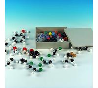 Dioche Kit Modello Molecolare, Kit Modello Molecolare 444PCS - Strumento di Apprendimento Scientifico Avanzato con 196 Atomi, 244 Chiavi di Collegamento, 3 Orbitali e 1 Strumento - Ideale per