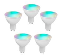 Dioche Lampadina Intelligente WiFi - Luce LED Dimmerabile GU10 RGB+W+C da 5 W - Telecomando APP Compatibile con Alexa per l'attivazione Vocale - Soluzione di Illuminazione Domestica Intelligente (5)