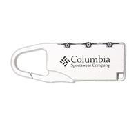 Dioche Lucchetto a Combinazione a 3 Cifre Lucchetto Sicuro con Codice Regolabile in Lega di Zinco per Valigia Zaino Cassetta degli Attrezzi Armadietto per Cassetti Compatto Leggero (Argento Bianco)