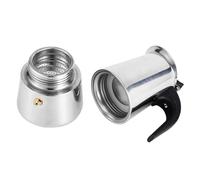 Dioche Macchina per il caffè Caffettiera in Acciaio Inossidabile Caffettiera 450 Ml - Design Ergonomico, Preparazione Rapida, Perfetta per l'uso in Casa e in Ufficio (100 ml)