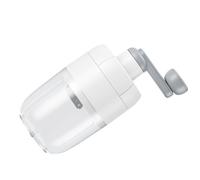 Dioche Macchina per il Ghiaccio per Granita Macchina per Ghiaccio Tritata Manuale Portatile - Scatola di Trasparente Tritaghiaccio Manuale per Casa e Campeggio, Efficiente Lama in Acciaio